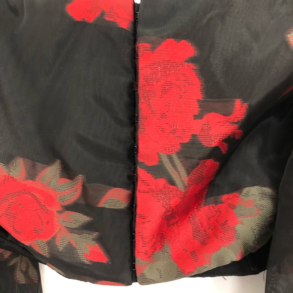 NWOT Lovers + Friends Gil Corsette Top Puff Sleeves XXS - Picture 9 of 10